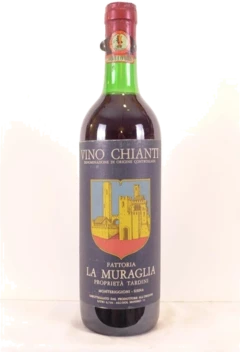 photo 1975 Chianti Fattoria la Muraglia Année à Peine Lisible) Rouge Toscane Italie