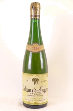 photo 1989 Coteaux du Layon Rablay Chauvin Liquoreux Loire Anjou