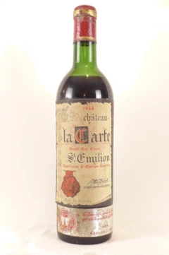photo 1959 Saint-Émilion Château la Carte Bécot Propriétaire Grand Cru Classé Rouge Bordeaux