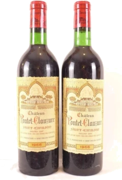 photo 1966 Saint-Émilion Château Pontet-Clauzure Grand Cru Lot de Rouge Bordeaux