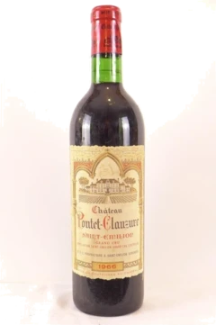 photo 1966 Saint-Émilion Château Pontet-Clauzure Grand Cru Rouge Bordeaux