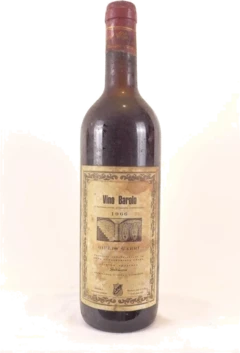 photo 1966 Barolo Giulio Gabri Étiquette Tâchée) Rouge Piémont Italie