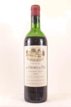 photo 1970 Saint-Estèphe les Ormes de Pez Rouge Bordeaux