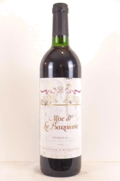 photo 1999 Pomerol Mise de la Baronnie Baron Philippe de Rothschild Rouge Bordeaux