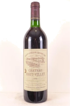 photo 1988 Saint-Émilion Château Haut-Villet Grand Cru Rouge Bordeaux