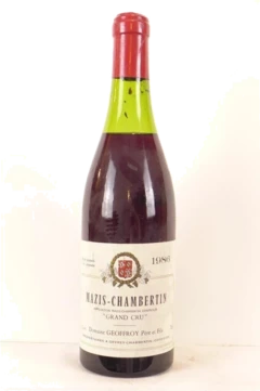 photo 1986 Mazis-Chambertin Domaine Geoffroy Grand Cru Rouge Bourgogne