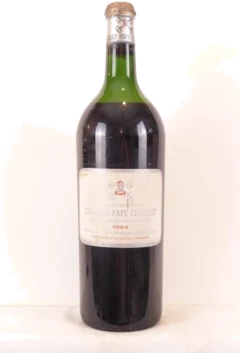 photo 1964 Pessac-Léognan Château Pape Clément Grand Cru Classé Magnum Rouge Bordeaux