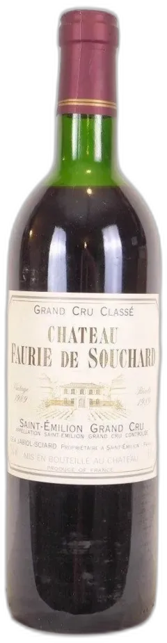photo 1989 Saint-Émilion Château Faurie de Souchard Grand Cru Classé b1 Rouge Bordeaux