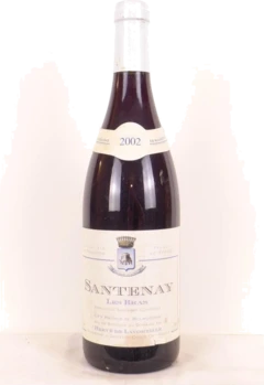 photo 2002 Santenay Hervé de Lavoreille les Bras Rouge Bourgogne