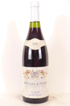 photo 2006 Moulin à Vent Petits Fils de Benoit Lafont Rouge Beaujolais