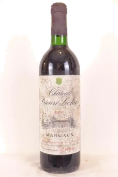 photo 1987 Margaux Château Prieuré-Lichine Grand Cru Classé Rouge Bordeaux