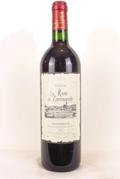 photo 2001 Saint-Émilion Château la Rose de Larmande Rouge Bordeaux