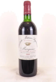 photo 1986 Margaux Château Marsac Séguineau Cru Bourgeois Capsule Tâchée) Rouge Bordeaux