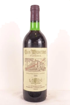 photo 1983 Pomerol Clos Mazeyres Rouge Bordeaux