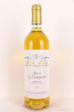 photo 2000 Loupiac Mise de la Baronnie Liquoreux Bordeaux