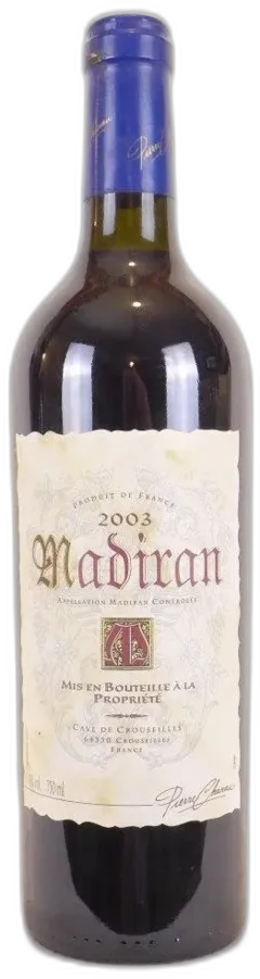 photo 2003 Madiran Cave des Crouseilles Rouge Sud-Ouest