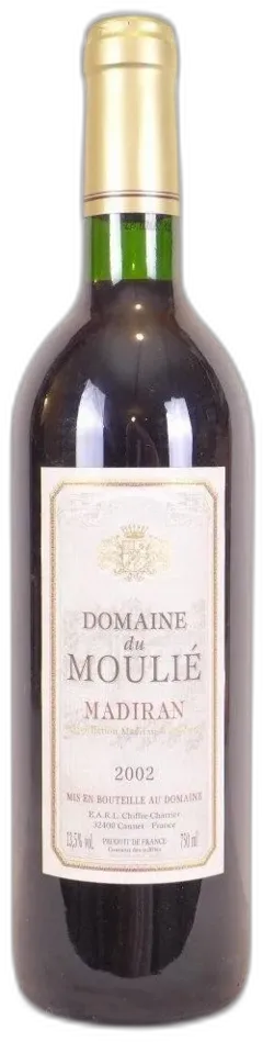 photo 2002 Madiran Domaine du Moulié Rouge Sud-Ouest