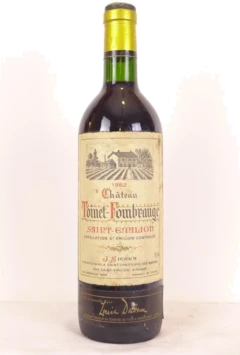 photo 1982 Saint-Émilion Château Toinet-Fombrauge Rouge Bordeaux