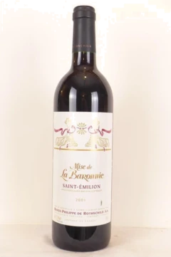 photo 2001 Saint-Émilion Mise de la Baronnie Baron Philippe de Rothschild Rouge Bordeaux