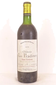 photo 1979 Saint-Estèphe Château les Pradines Rouge Bordeaux