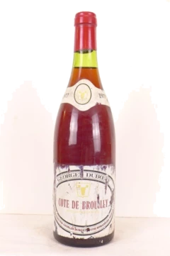photo 1977 Côte de Brouilly Georges Duboeuf Rouge Beaujolais