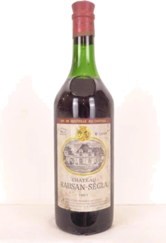 photo 1967 Margaux Château Rausan-Ségla Grand Cru Classé Rouge Bordeaux