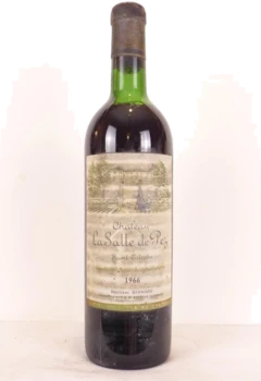 photo 1966 Saint-Estèphe Château la Salle de Pez Rouge Bordeaux