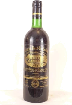 photo 1979 Saint-Émilion Château Bardoulet Grand Cru Rouge Bordeaux