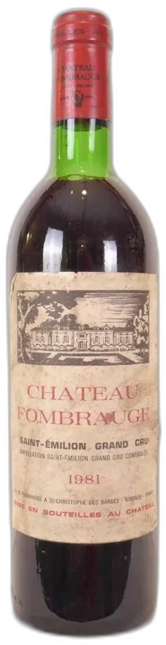 photo 1981 Saint-Émilion Château Fombrauge Grand Cru Rouge Bordeaux