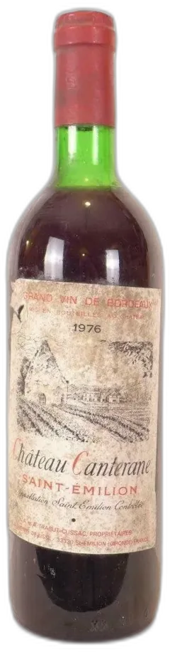 photo 1976 Saint-Émilion Château Canterane b1 Rouge Bordeaux