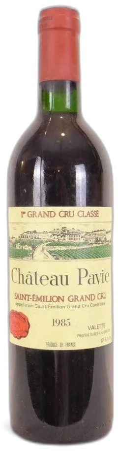 photo 1985 Saint-Émilion Château Pavie Grand Cru Classé Rouge Bordeaux