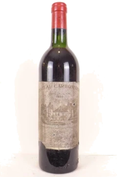 photo 1979 Pessac-Léognan Château Carbonnieux Grand Cru Classé Rouge Bordeaux