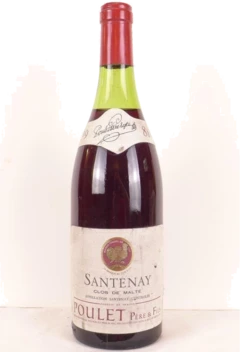 photo 1981 Santenay Poulet Clos de Malte Rouge Bourgogne