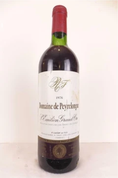 photo 1976 Saint-Émilion Château Peyrelongue Grand Cru Rouge Bordeaux