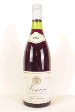 photo 1982 Fixin Robert Mathis Rouge Bourgogne