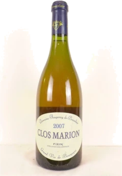 photo 2007 Fixin Fougeray de Beauclair Clos Marion Blanc Bourgogne