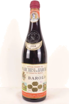 photo 1958 Barolo Marchesi di Barolo Rouge Piémont Italie