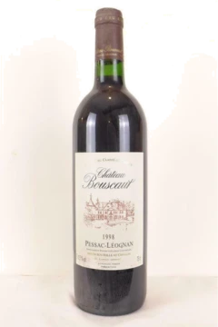 photo 1998 Pessac-Léognan Château Bouscaut Grand Cru Classé Rouge Bordeaux