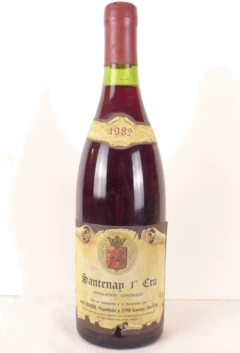 photo 1982 Santenay André Cherrier Premier Cru Rouge Bourgogne