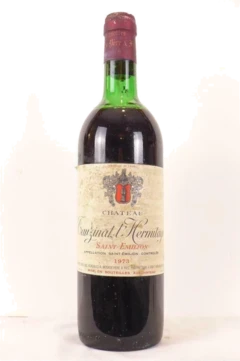 photo 1973 Saint-Émilion Château Tauzinat l’Hermitage Rouge Bordeaux