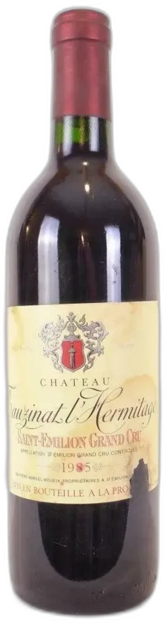 photo 1985 Saint-Émilion Château Tauzinat l’Hermitage Étiquette Tâchée) Rouge Bordeaux
