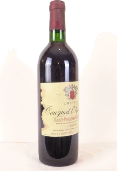 photo 1985 Saint-Émilion Château Tauzinat l’Hermitage Étiquette Abîmée) Rouge Bordeaux
