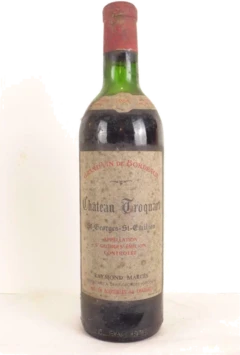 photo 1964 Saint-Georges Saint-Émilion Château Troquart b1 Rouge Bordeaux