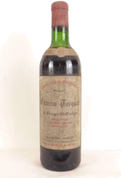photo 1964 Saint-Georges Saint-Émilion Château Troquart Rouge Bordeaux