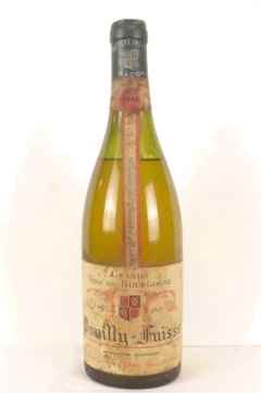 photo 1945 Pouilly-Fuissé Genève Frères Blanc Bourgogne