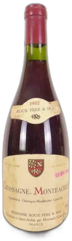 photo 1982 Chassagne-Montrachet Roux Père et Fils Rouge Bourgogne
