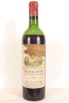photo 1964 Margaux Château Siran Cru Bourgeois Exceptionnel Étiquette Tâchée) Rouge Bordeaux