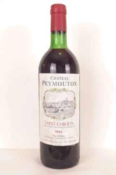 photo 1983 Saint-Émilion Château Peymouton Rouge Bordeaux