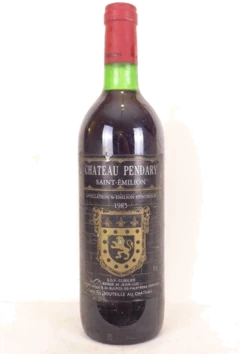 photo 1985 Saint-Émilion Château Pendary Rouge Bordeaux
