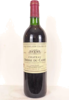 photo 1993 Saint-Émilion Château Orisse du Casse Grand Cru Rouge Bordeaux